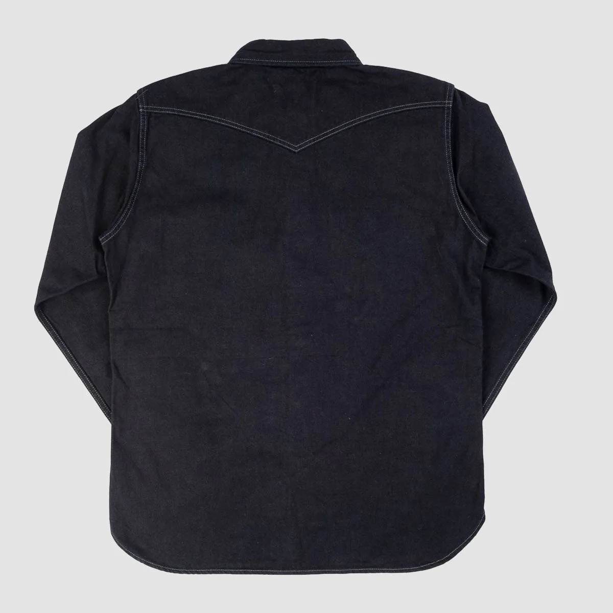10oz Selvedge Denim Western Shirt - Indigo