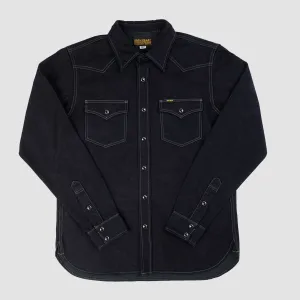 10oz Selvedge Denim Western Shirt - Indigo