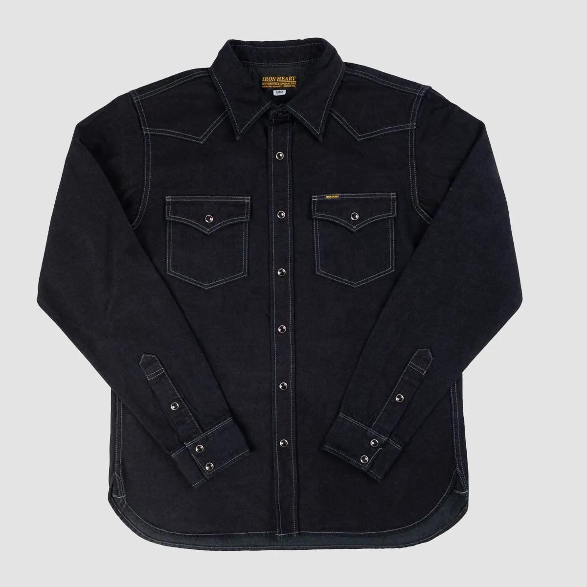 10oz Selvedge Denim Western Shirt - Indigo