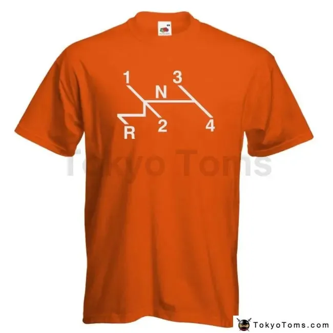 4 Speed H Pattern Shift - T Shirt