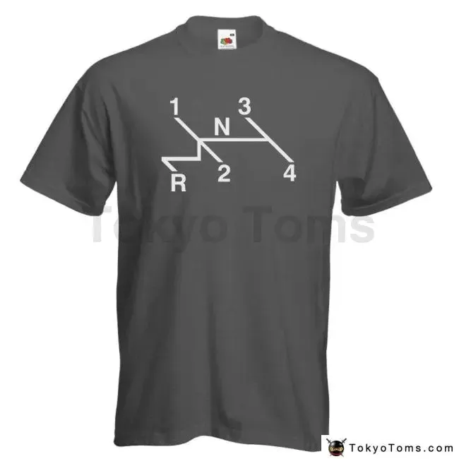 4 Speed H Pattern Shift - T Shirt