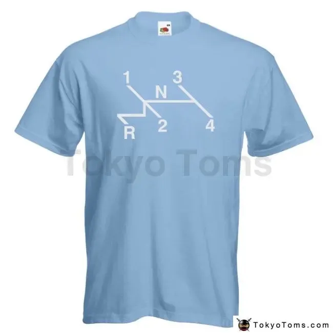 4 Speed H Pattern Shift - T Shirt