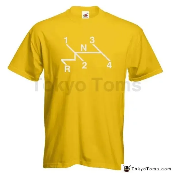 4 Speed H Pattern Shift - T Shirt