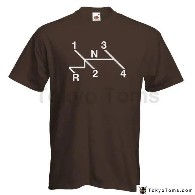 4 Speed H Pattern Shift - T Shirt