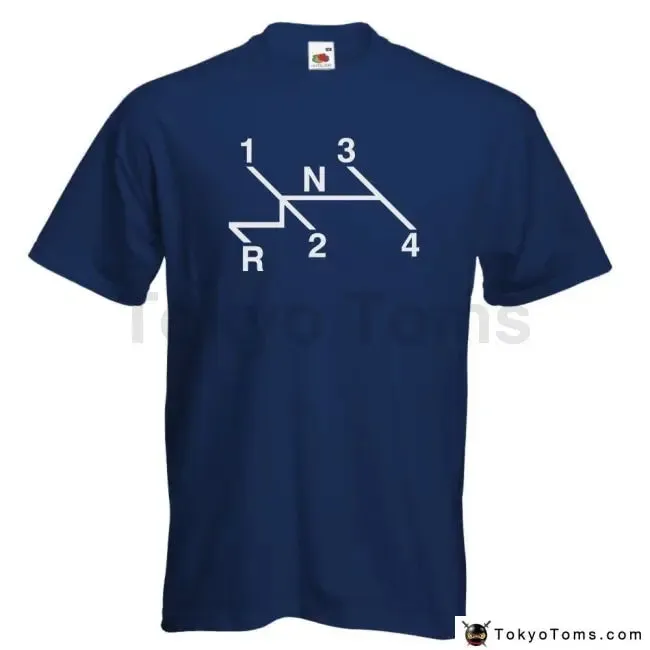 4 Speed H Pattern Shift - T Shirt