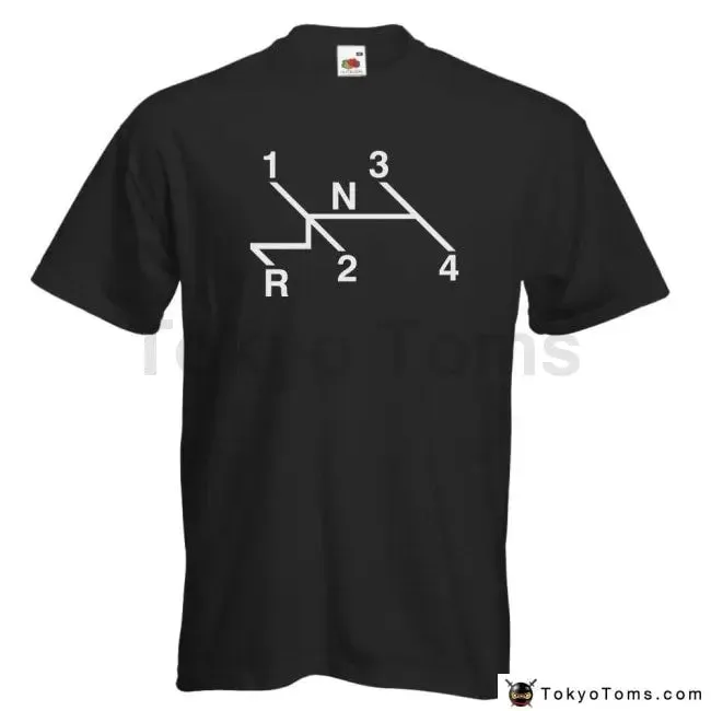 4 Speed H Pattern Shift - T Shirt