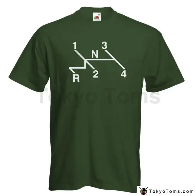 4 Speed H Pattern Shift - T Shirt