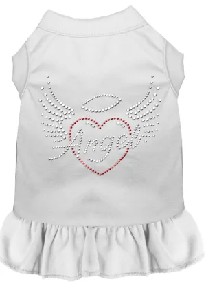 Angel Heart Rhinestone Dress White 4x