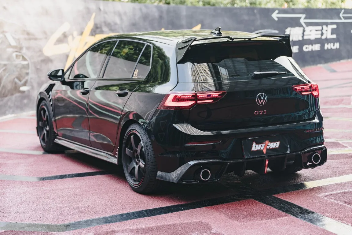 BCTXE Tuning Side Skirts for Volkswagen GTI & R-line MK8 2022-ON Pre-preg Carbon Fiber