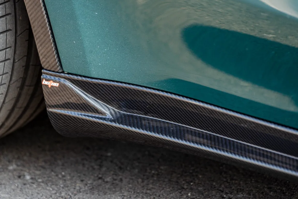 BCTXE Tuning V2 Side Skirts for Tesla Model Y Performance Standard 2020-2025 Carbon Fiber