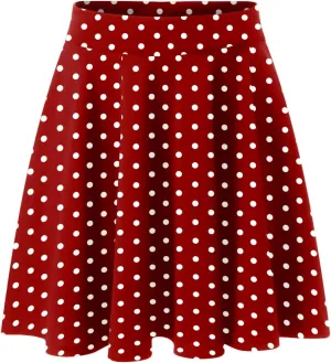 Beach Skirt for Summer Vacation Color Block Casual High Elastic Waist Pleated Knee Length Maxi Skirts for Women