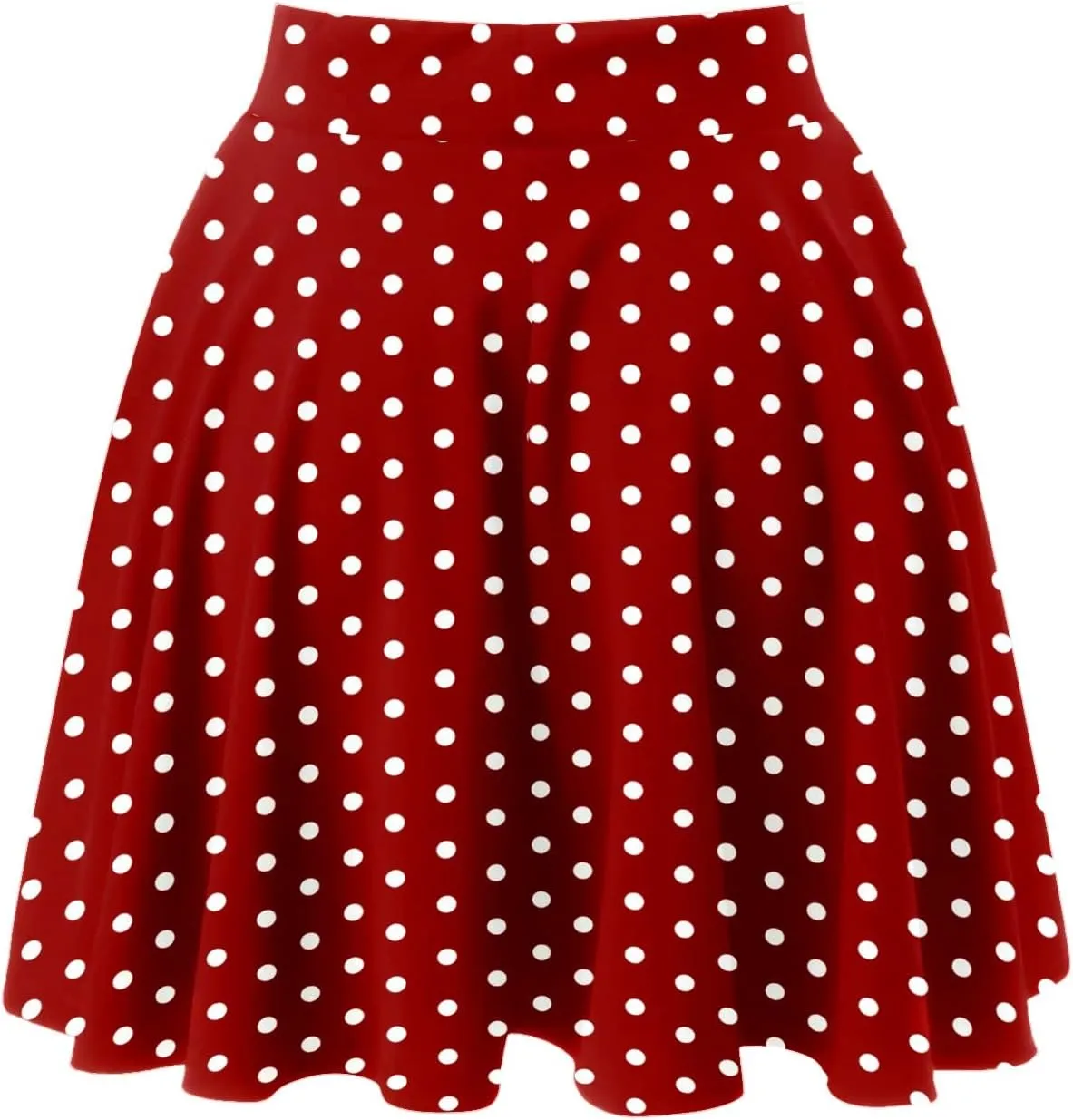 Beach Skirt for Summer Vacation Color Block Casual High Elastic Waist Pleated Knee Length Maxi Skirts for Women