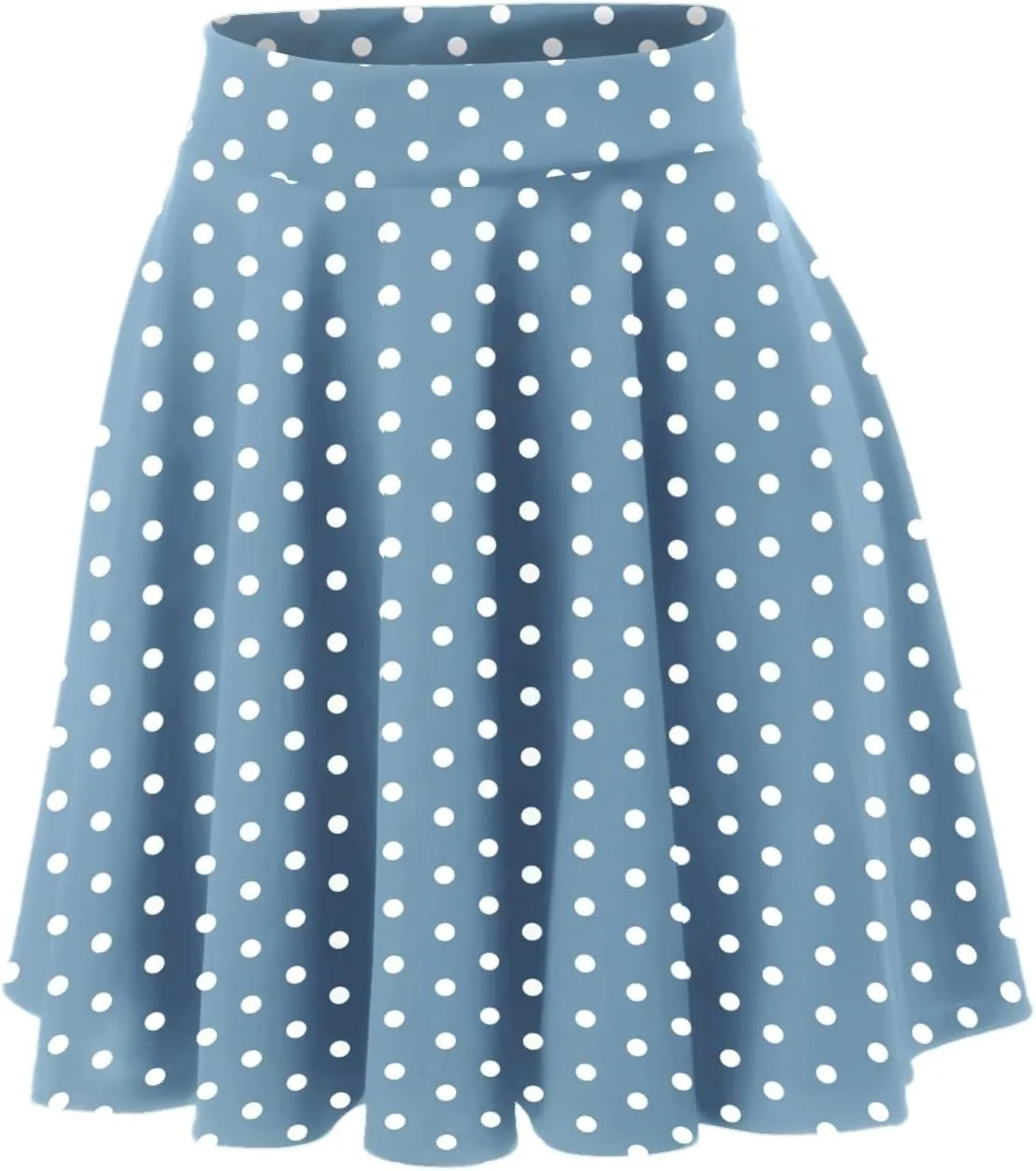 Beach Skirt for Summer Vacation Color Block Casual High Elastic Waist Pleated Knee Length Maxi Skirts for Women