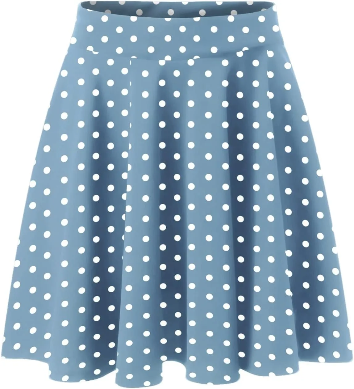Beach Skirt for Summer Vacation Color Block Casual High Elastic Waist Pleated Knee Length Maxi Skirts for Women