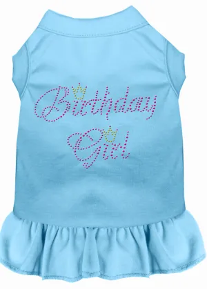 Birthday Girl Rhinestone Dress Baby Blue Xxl