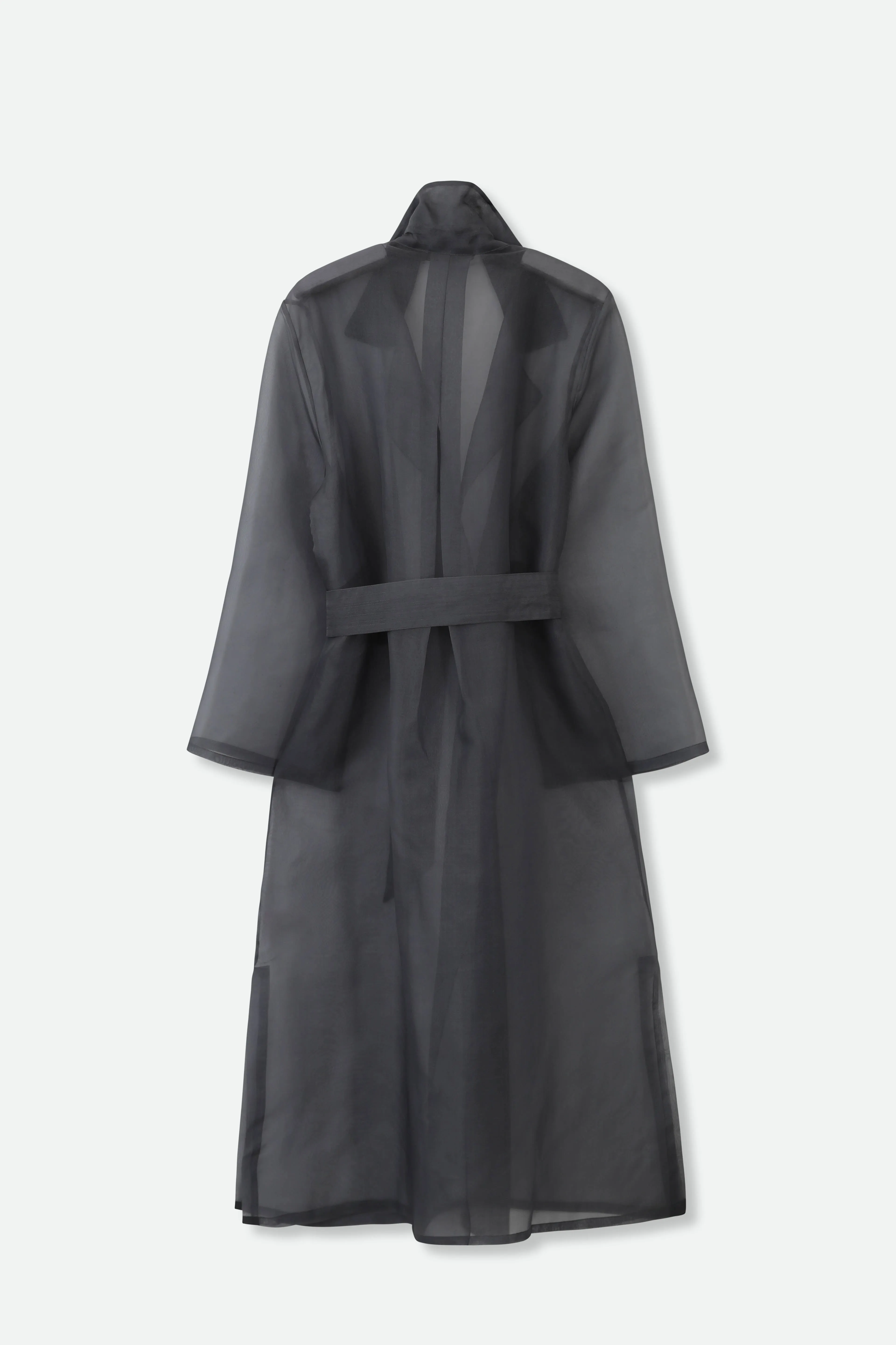 BLYTHE LONG DRESS JACKET IN SILK ORGANZA
