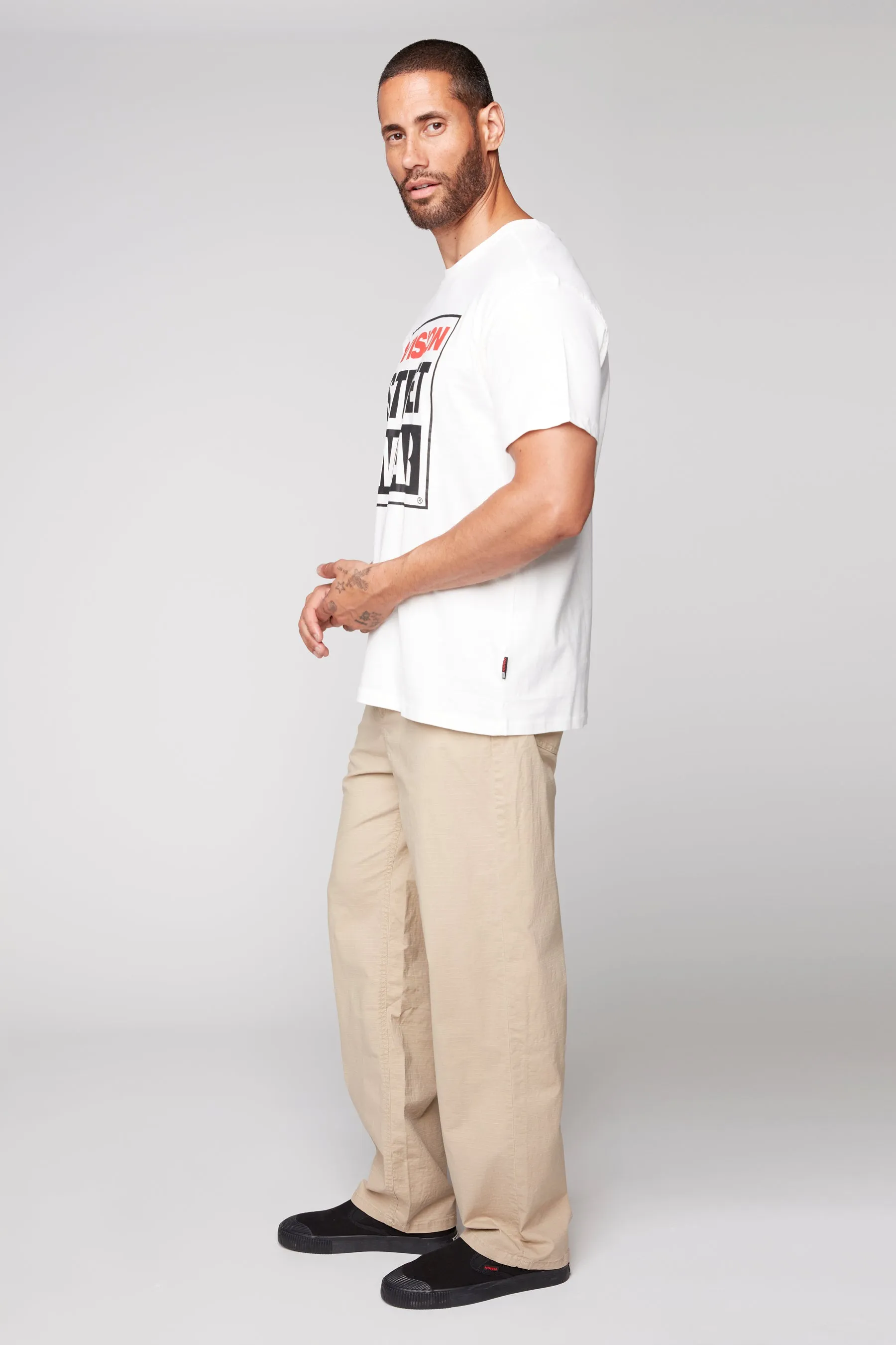BOYCHIK - 5 Pocket Loose Fit Pant - Tan Ripstop