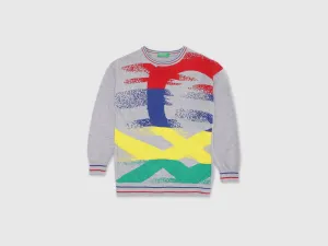 Boys Long Sleeve Logo Sweatshirt