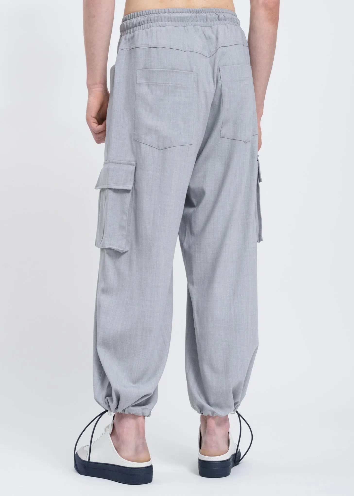 Bright Grey Cargo Pants