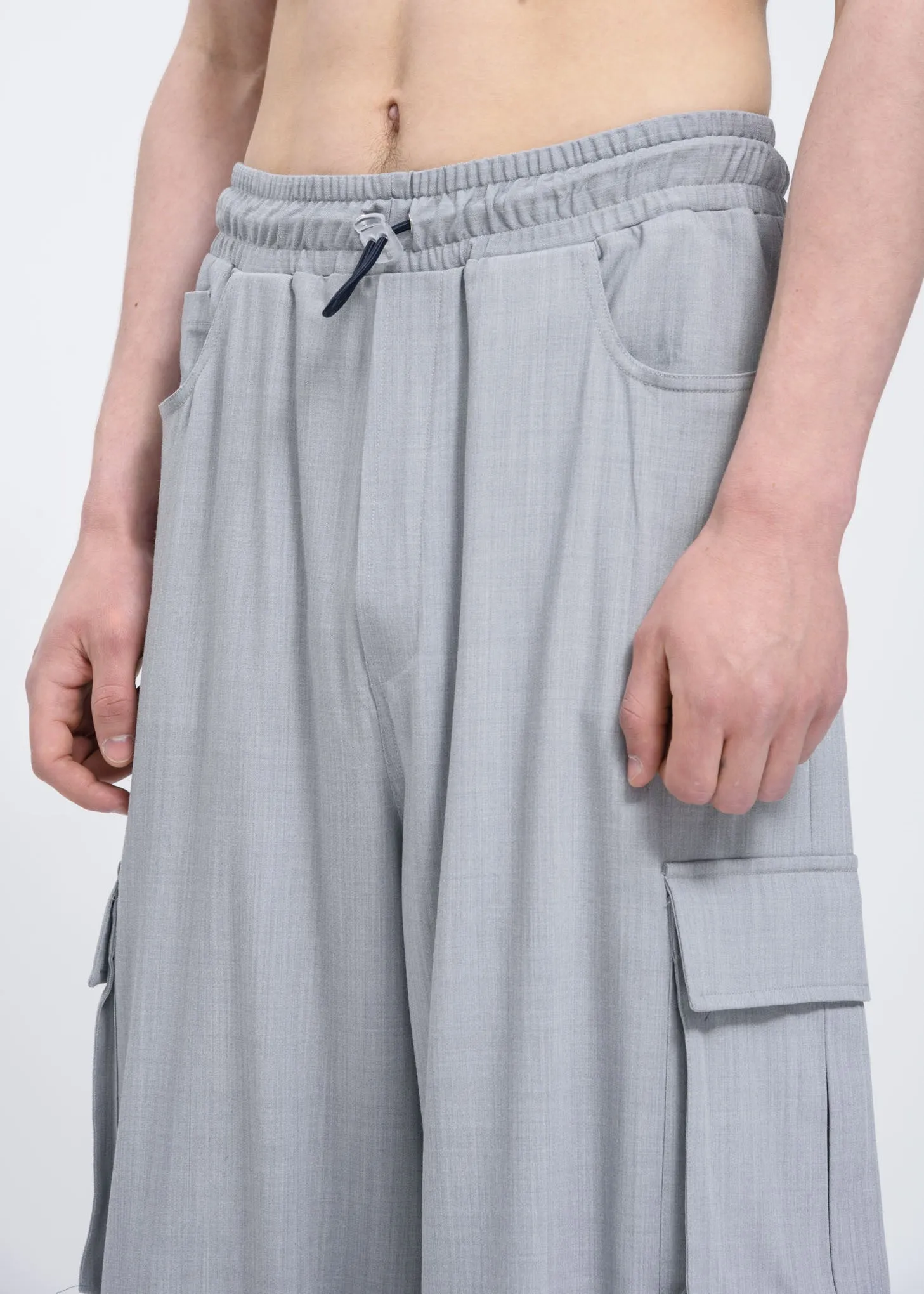 Bright Grey Cargo Pants