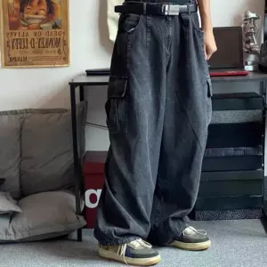Cargo Denim Pants