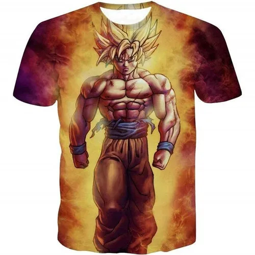 Cartoon Short Sleeve T Shirt Casual Fashion Cosplay