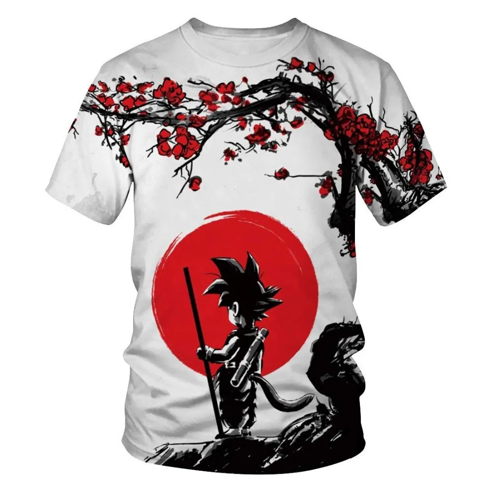 Cartoon Short Sleeve T Shirt Casual Fashion Cosplay