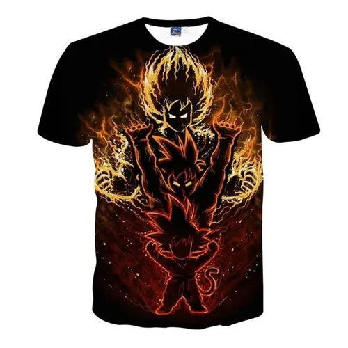 Cartoon Short Sleeve T Shirt Casual Fashion Cosplay