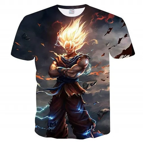 Cartoon Short Sleeve T Shirt Casual Fashion Cosplay