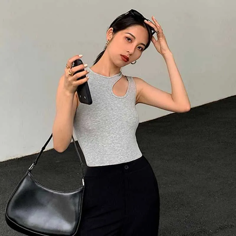 Casual White Cut Out Women T-Shirt