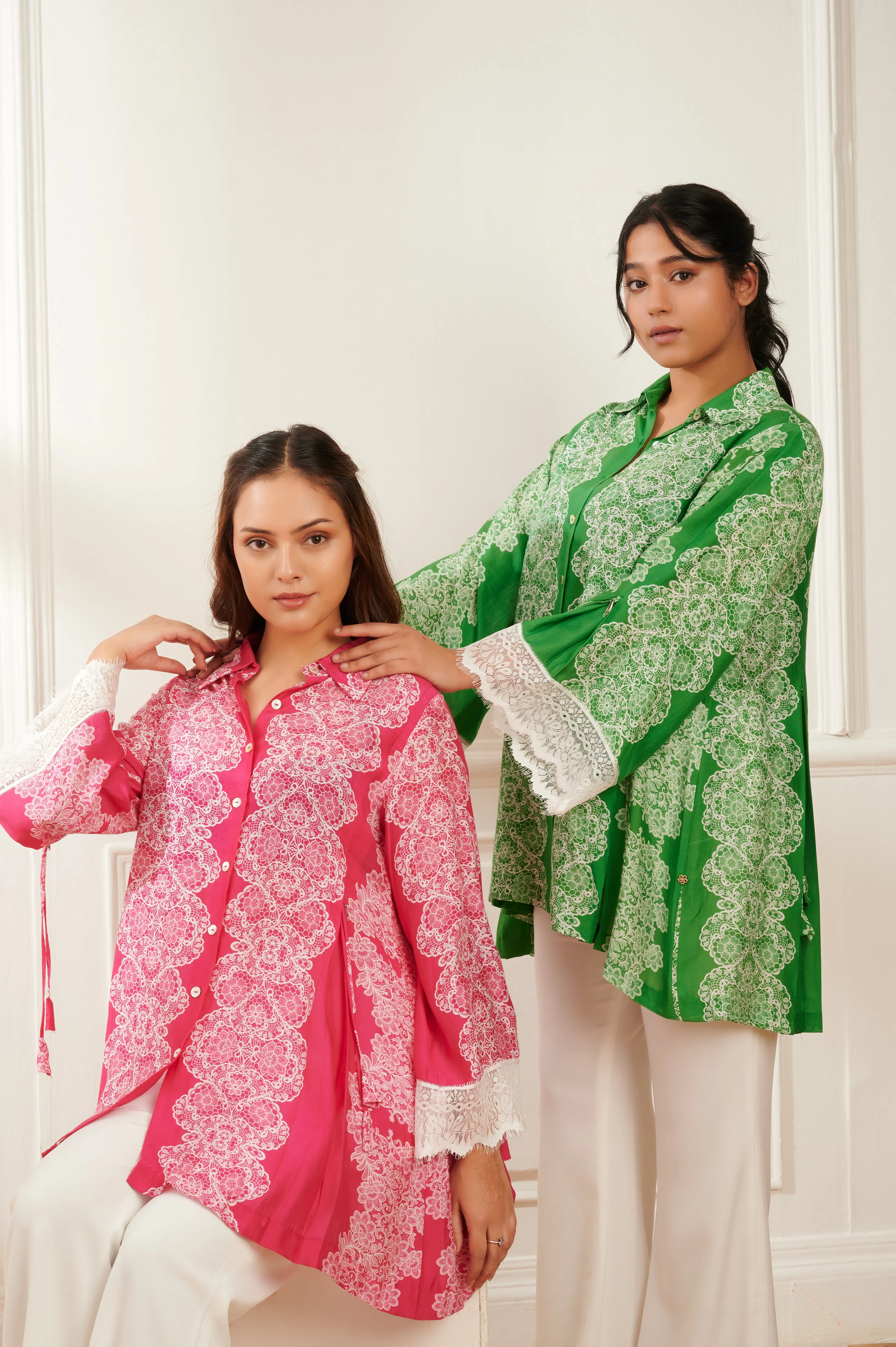 CHANTILLY formal printed shirt