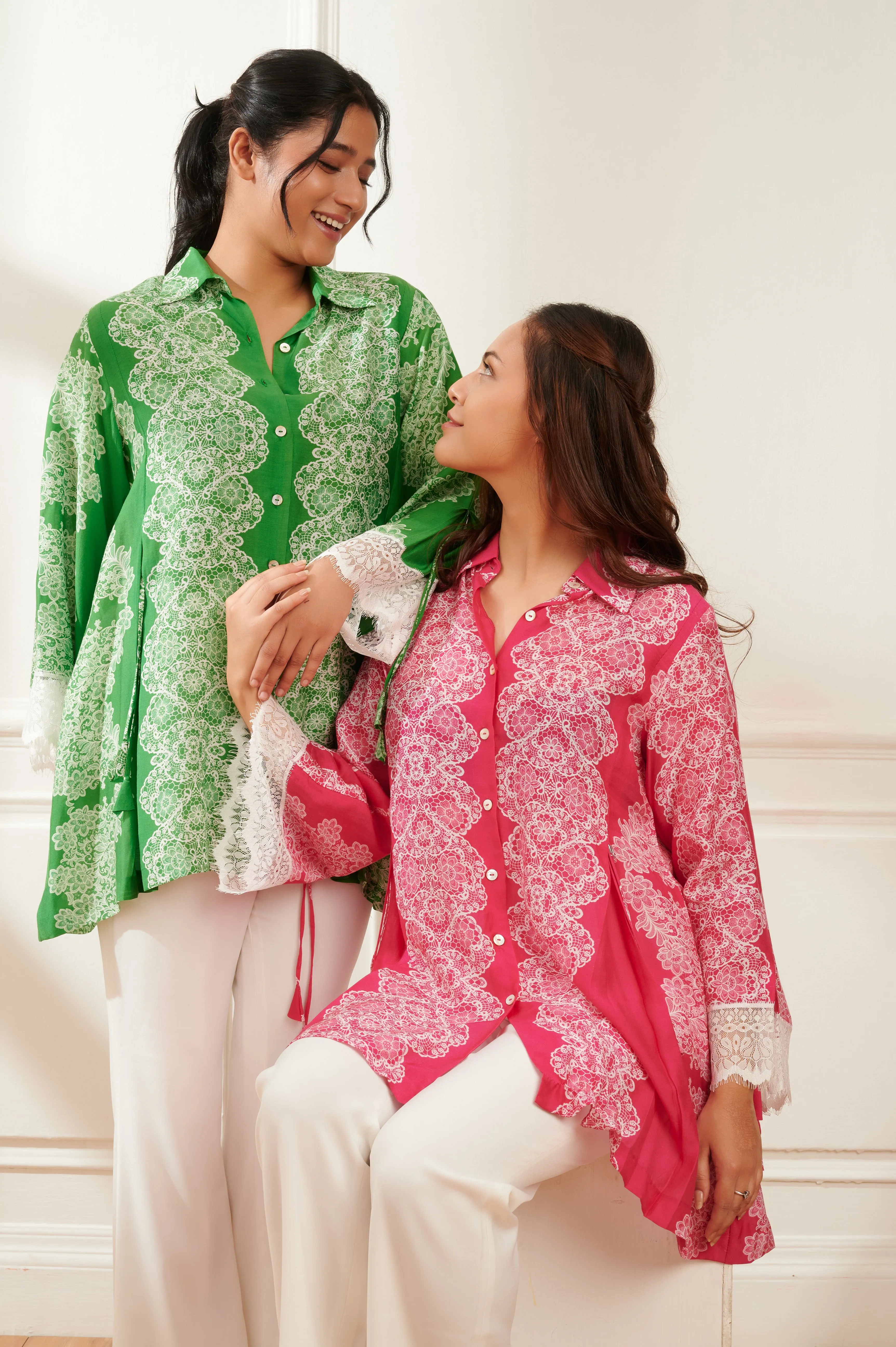 CHANTILLY formal printed shirt