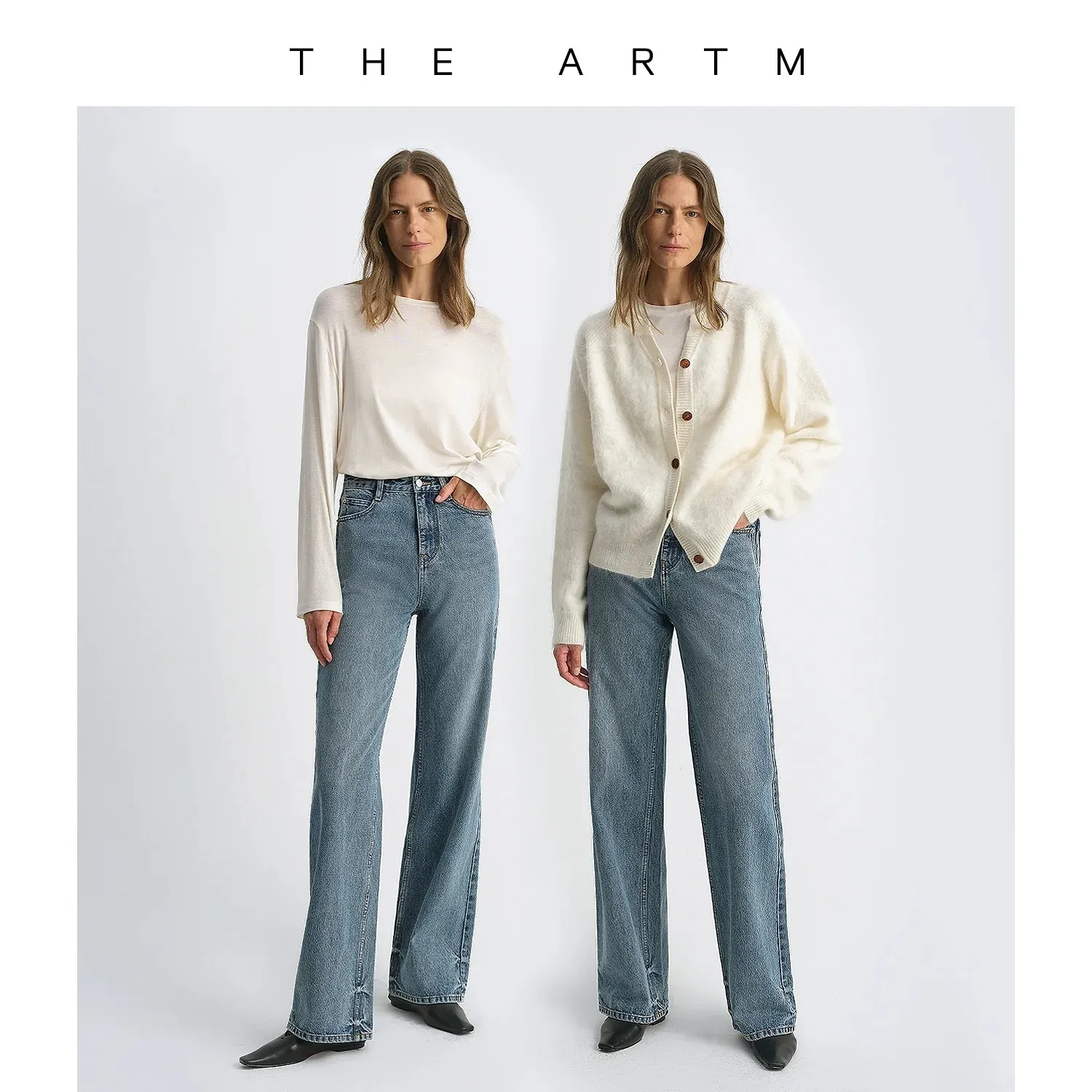Classic Retro Denim Jeans
