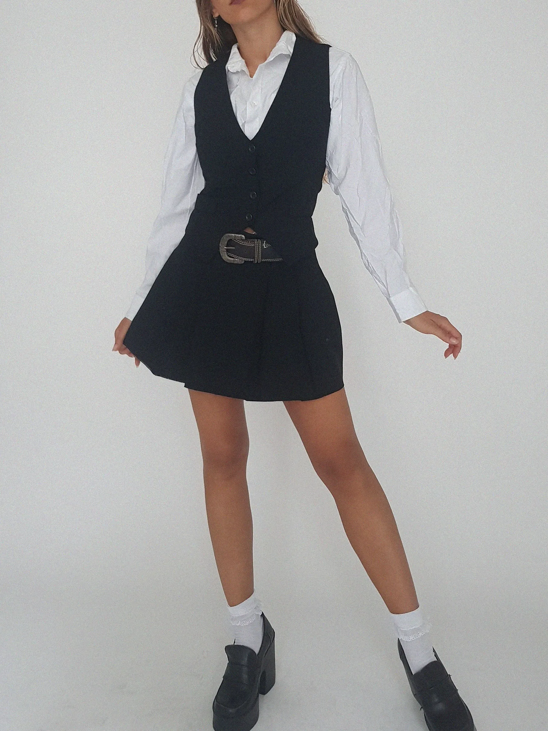 CLASSIC VEST  handmade // black