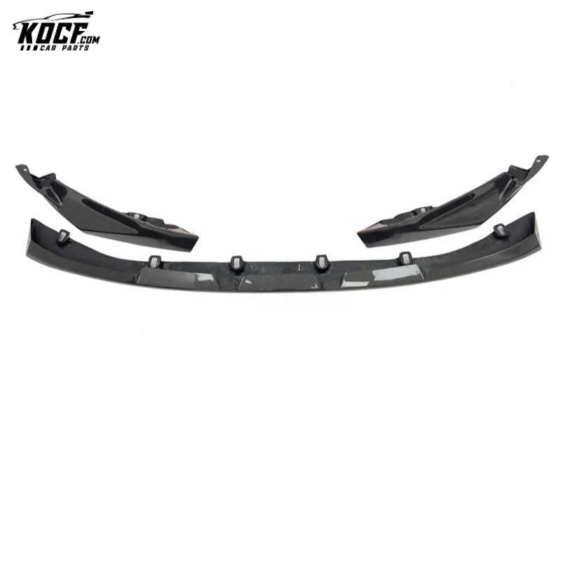 Customization M3 G80 Aero kit V-style Carbon Fiber Front Bumper Lip Spoiler Side Skirts For BMW G80 M3 G82 M4 2021