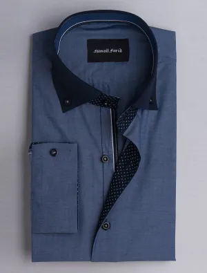 DENIM BUTTON-DOWN SHIRT