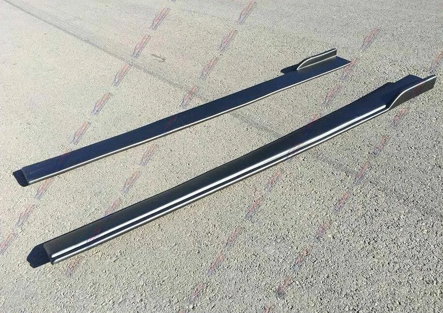 Fit BMW 5-Series F10 G30 Bottom body Line Style Flat Side Skirt Rocker Extensions