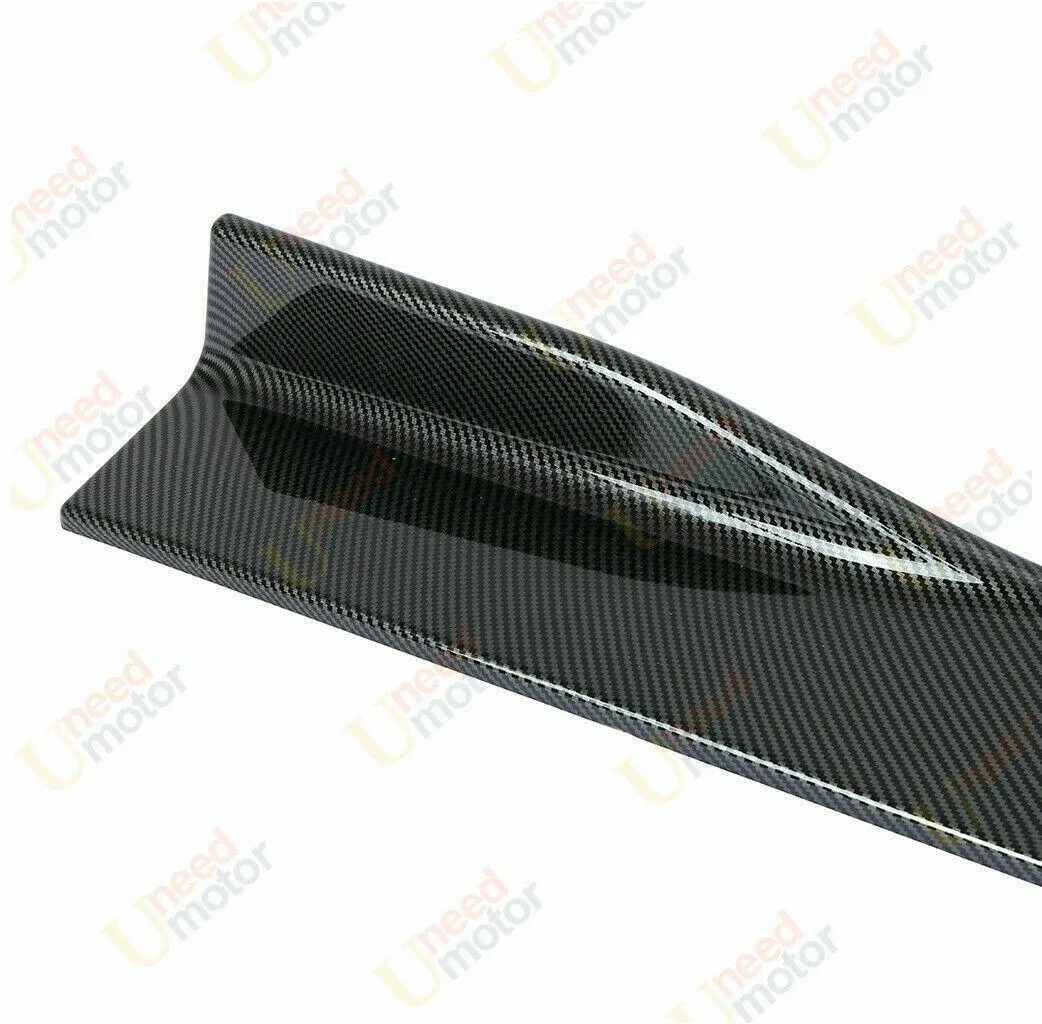 Fit Chevrolet Rocker Panel Lips Side Body Skirt Extensions