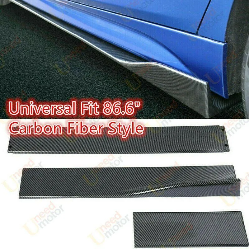 Fit Chevrolet Rocker Panel Lips Side Body Skirt Extensions