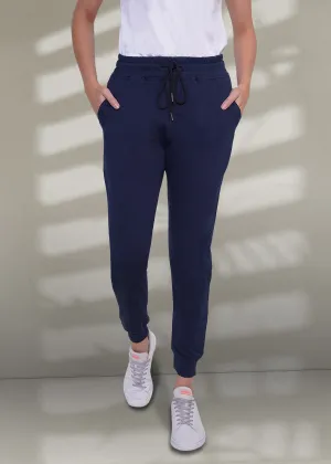 French Terry Jogger for Women: Classic Navy