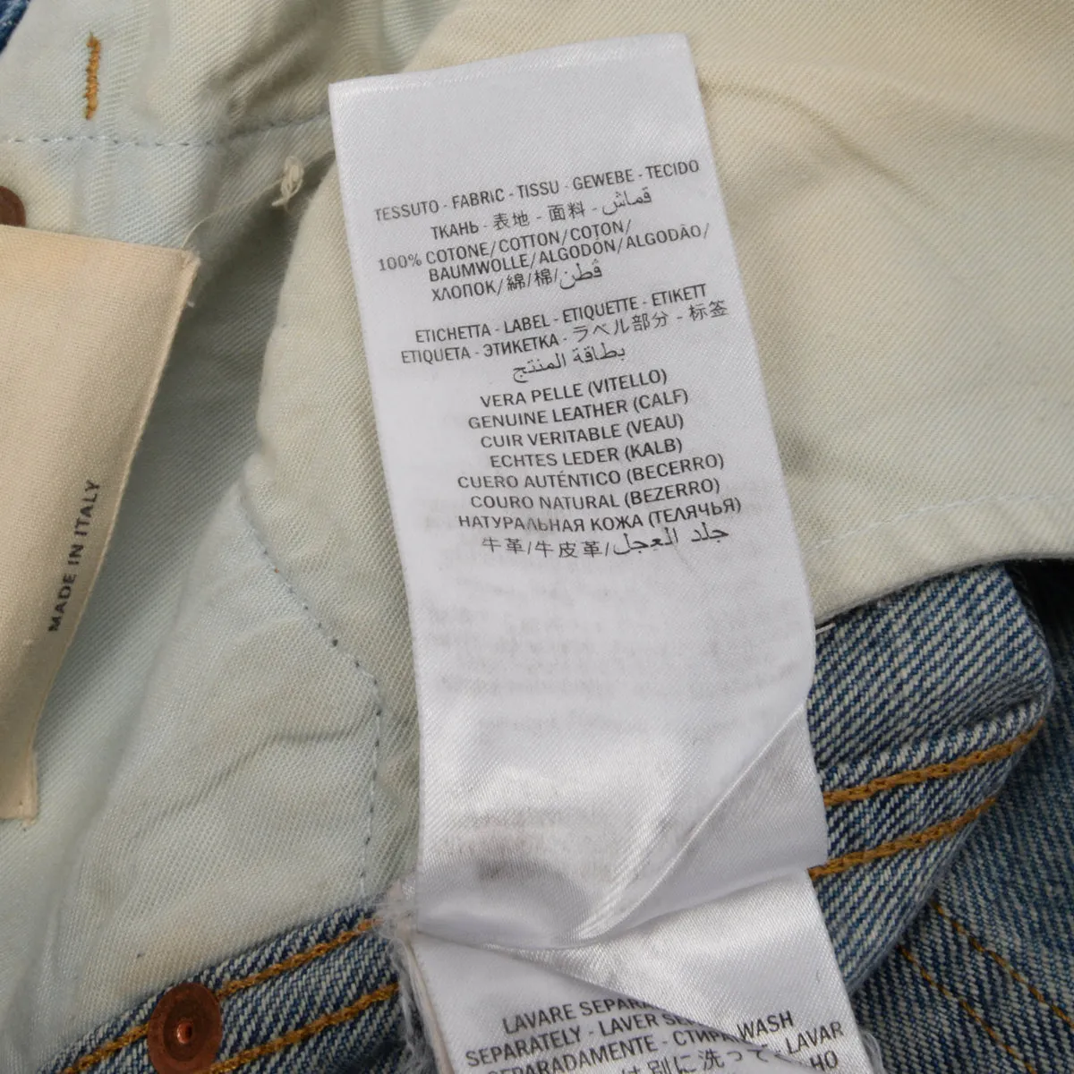 Gucci Indigo Washed Denim Classic Jeans 35