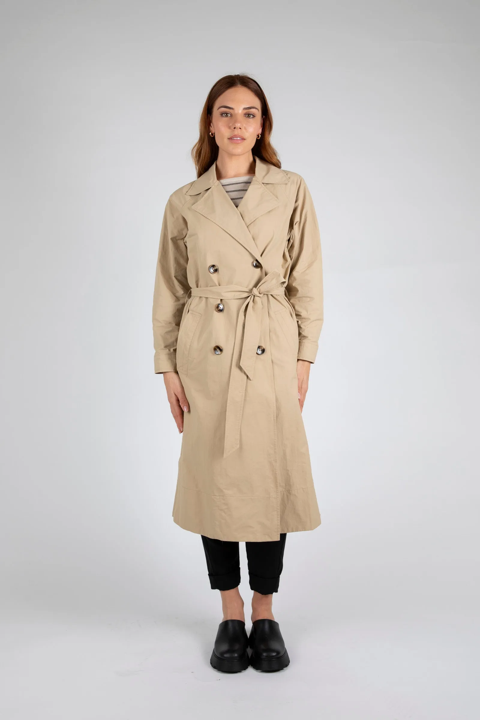 Hybrid Trench Coat - Camel