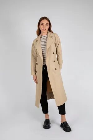 Hybrid Trench Coat - Camel