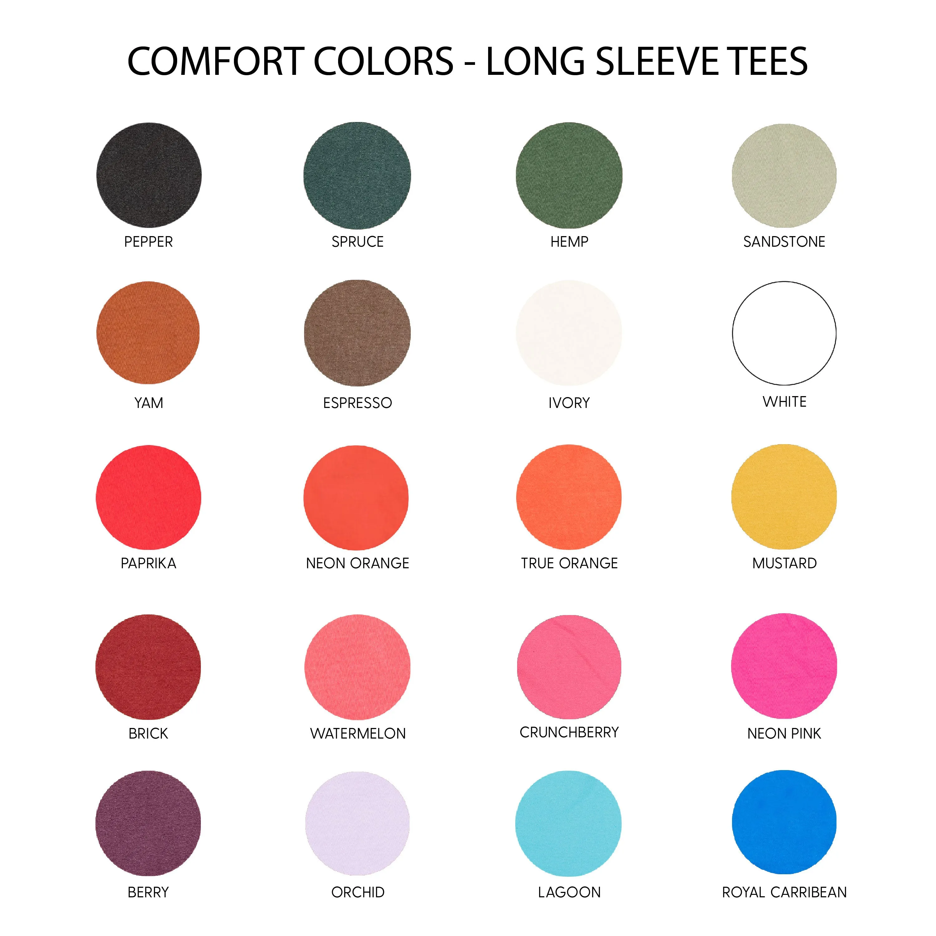 I ♥ School Supplies - LONG SLEEVE COMFORT COLORS TEE