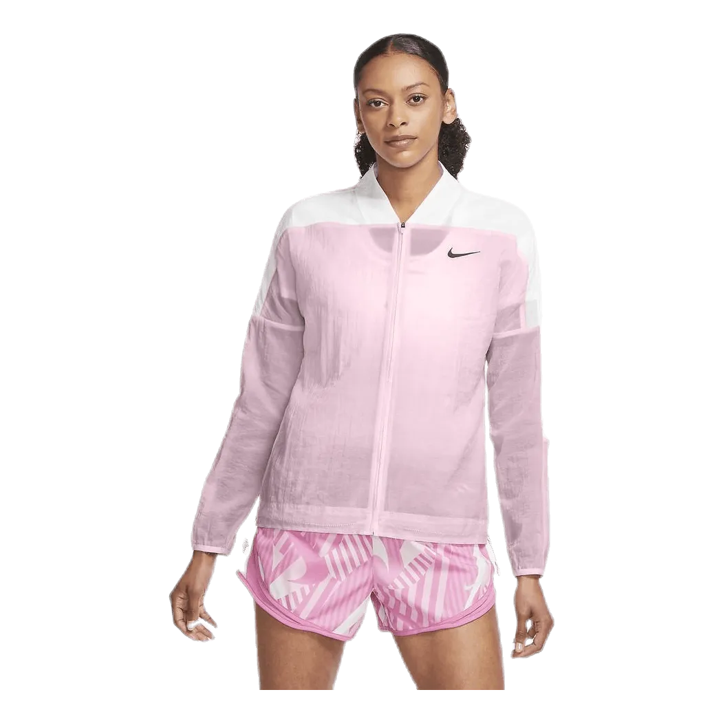 Icon Clash jacket Pink/White