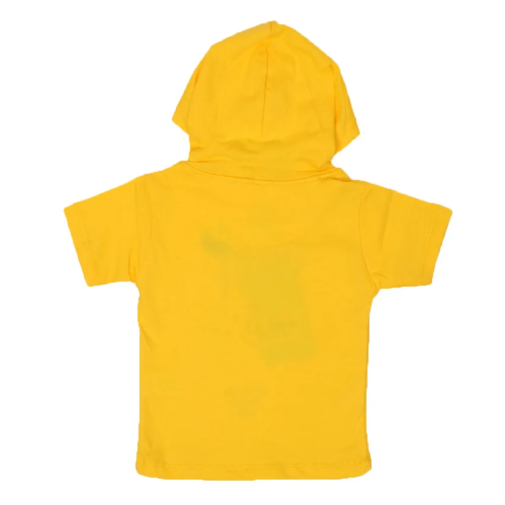 Infant Boys Hooded Tees Surf - Aspen Gold