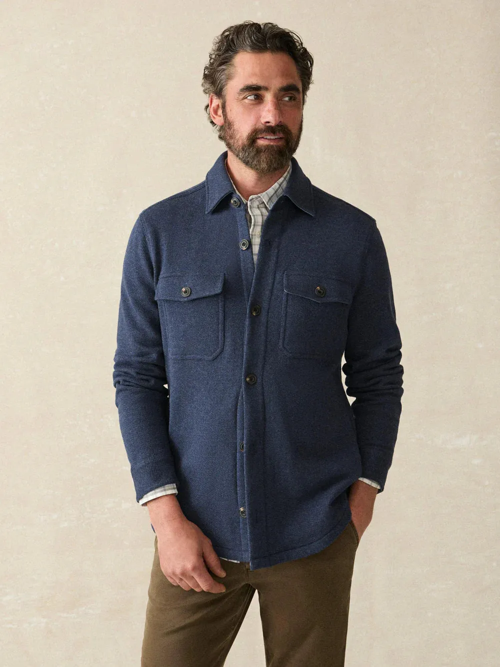 Inlet Knit Shirt Jacket