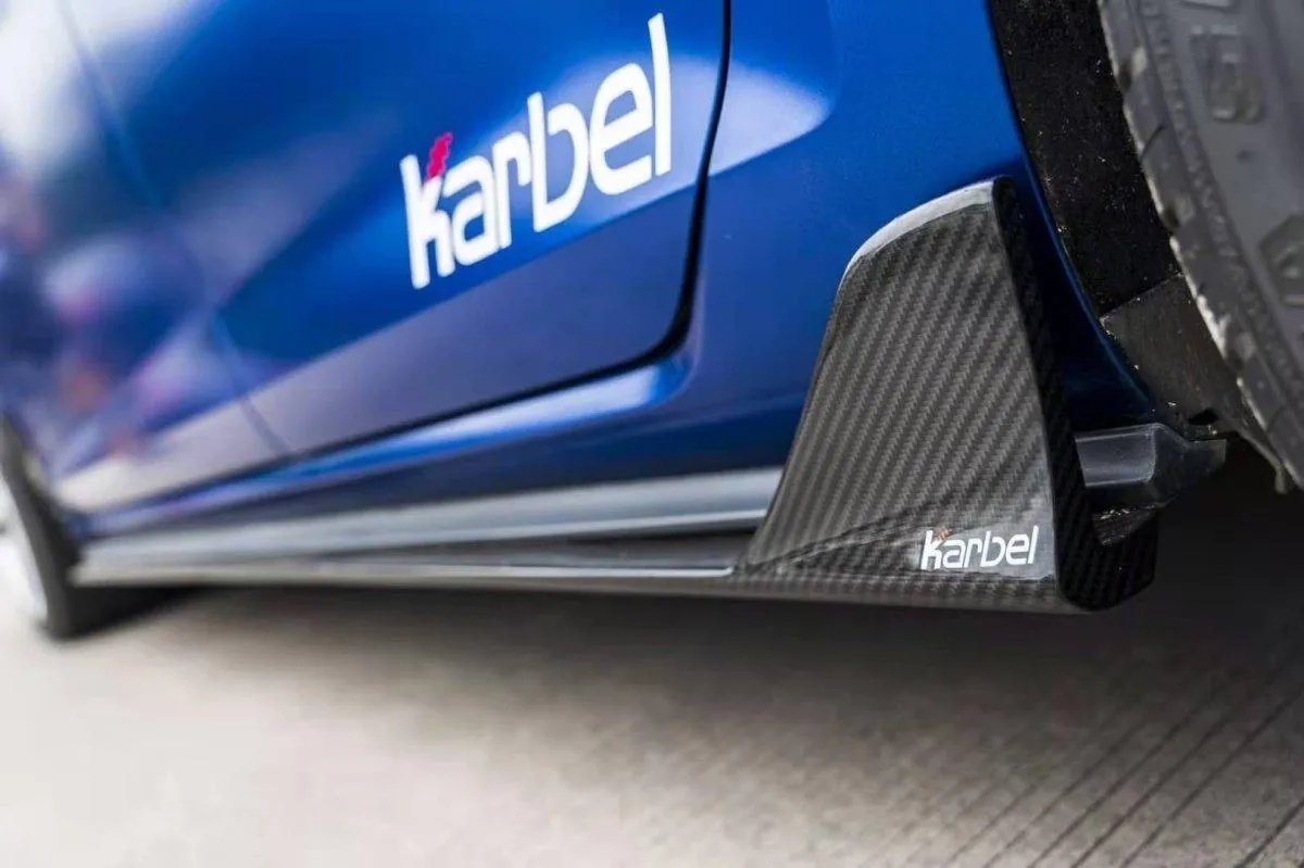 Karbel Carbon Side Skirts for Volkswagen Golf & GTI & Golf R MK7.5 Carbon Fiber
