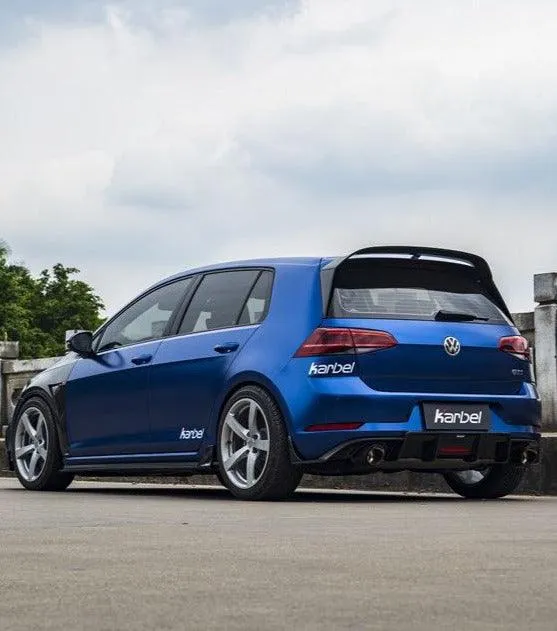 Karbel Carbon Side Skirts for Volkswagen Golf & GTI & Golf R MK7.5 Carbon Fiber