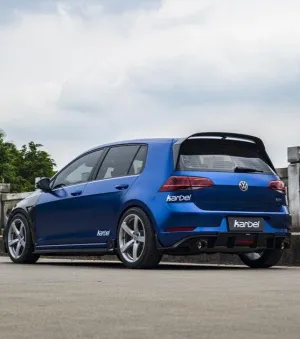 Karbel Carbon Side Skirts for Volkswagen Golf & GTI & Golf R MK7.5 Carbon Fiber